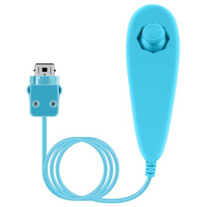 Съвместим с Nintendo Wii Nunchuk - Blue / Син /