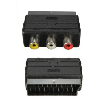 SCART букса за аудио Видео кабел RCA за PS1, PS2, PS3