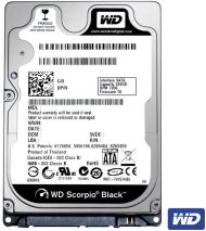 Хард диск Western Digital 320GB, 2.5", 7200RPM, SATA 3Gb/s 16MB Cache, WD3200BEKT