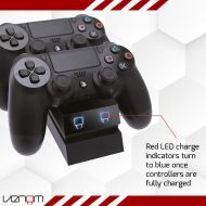 Зарядна станция VENOM за 2 броя контролери Dualshock 4, черна
