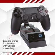 Зарядна станция VENOM за 2 броя контролери Dualshock 4, черна
