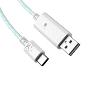 GameSir 3M USB Type-C / Data Transfer / Кабел - White & Cyan